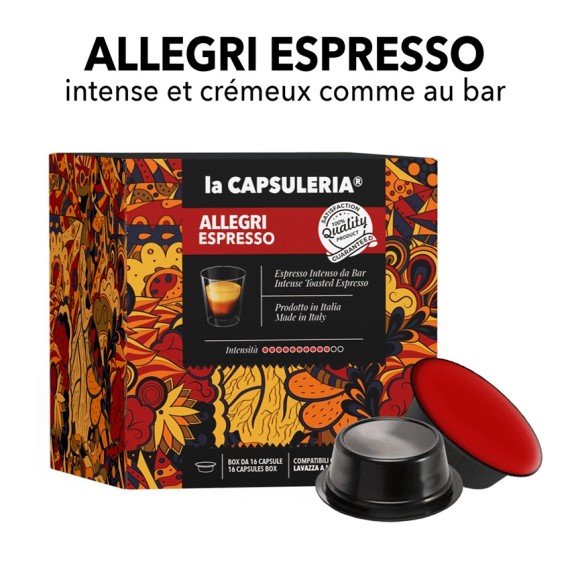 Lavazza A Modo Mio capsules compatibles - Caffè Allegri Miio