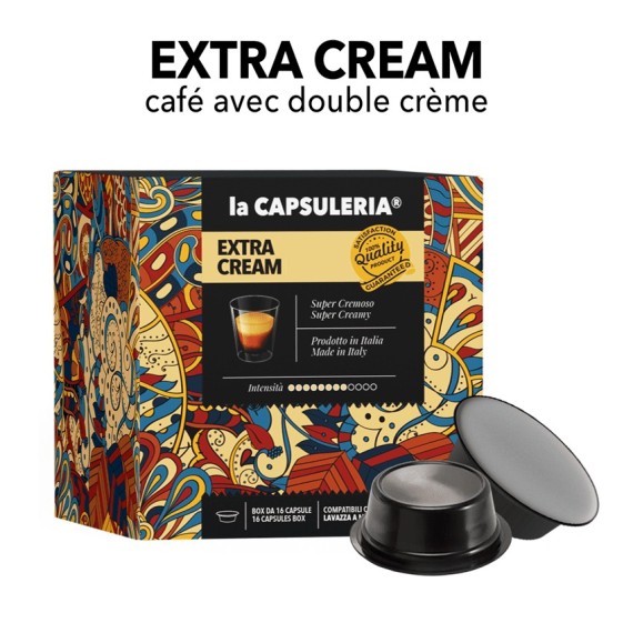 Capsules compatibles Lavazza A Modo Mio - Café extra crémeux