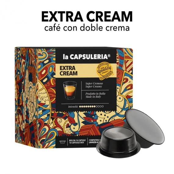 Cápsulas compatibles con Lavazza A Modo Mio - Café extra cremoso