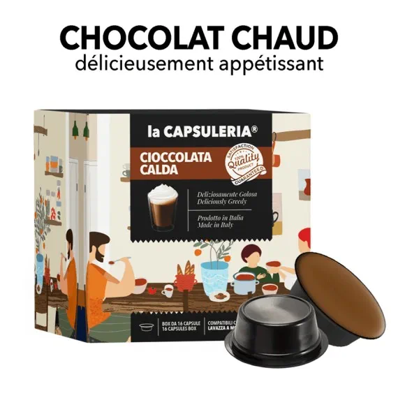 Capsules compatibles Lavazza A Modo Mio - Chocolat chaud