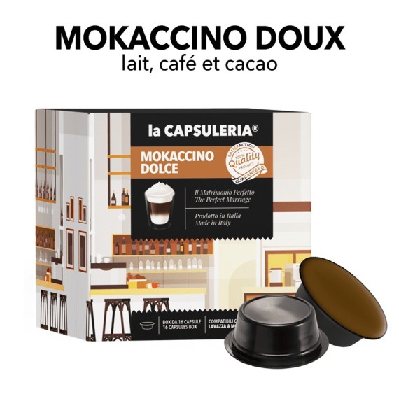 Lavazza A Modo Mio capsules compatibles - Mokaccino Dolce