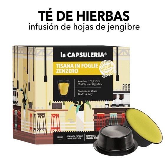 Cápsulas compatibles con Lavazza A Modo Mio - Tisana Zenzero Cápsulas compatibles con Lavazza A Modo Mio - Tisana Zenzero
