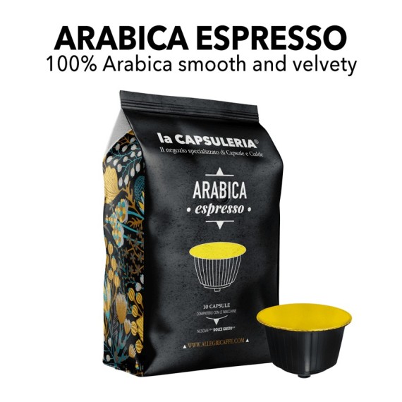 Nescafe Dolce Gusto Compatible Capsules - Coffee 100% Arabica Espresso