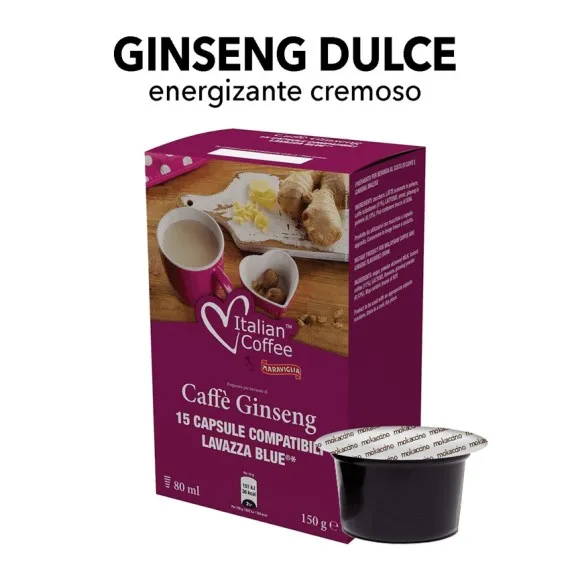 Cápsulas compatibles con Lavazza Firma - Ginseng Dolce