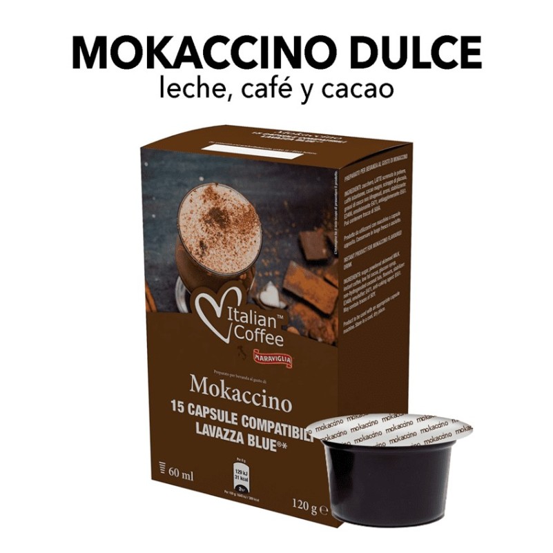 Cápsulas compatibles con Lavazza Firma - Mokaccino