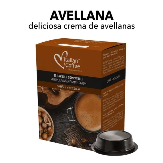 Cápsulas compatibles con Lavazza Firma - Nocciolino