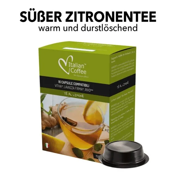 Lavazza Firma kompatible Kapseln - Süßer Zitronentee