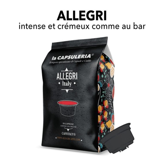 Capsules compatibles Caffitaly - Caffè Allegri Italie