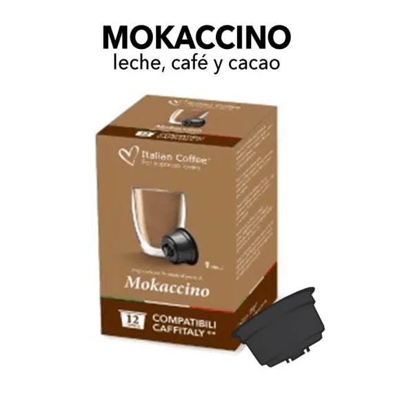 Cápsulas compatibles con Caffitaly - Mokaccino Dolce