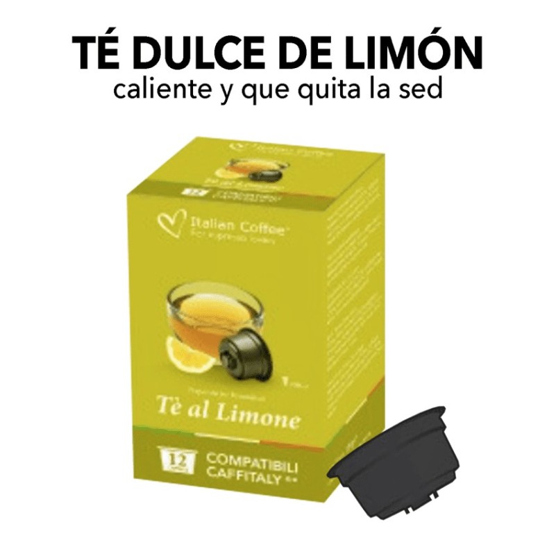 Cápsulas compatibles con Caffitaly - Té de limón dulce