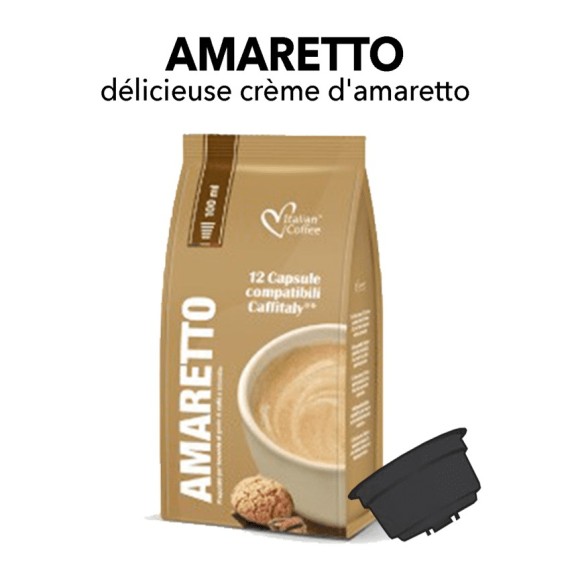 Capsules compatibles Caffitaly - Amaretto