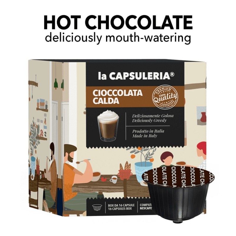 Nescafe Dolce Gusto Compatible Capsules - Hot Chocolate
