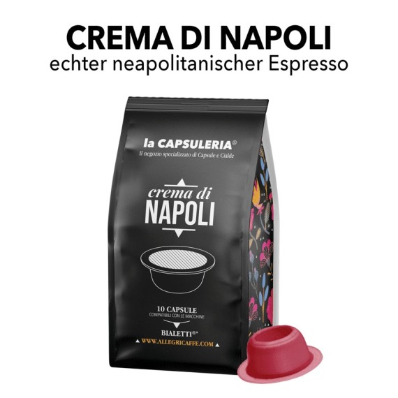 Bialetti kompatible Kapseln - Crema di Napoli Kaffee