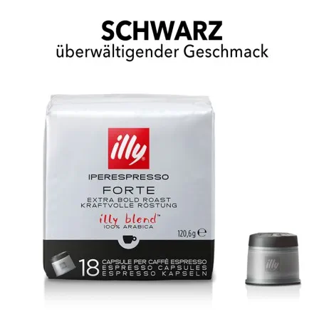 Caffè Tostato Forte 18 Original Illy Iperspresso-Kapseln