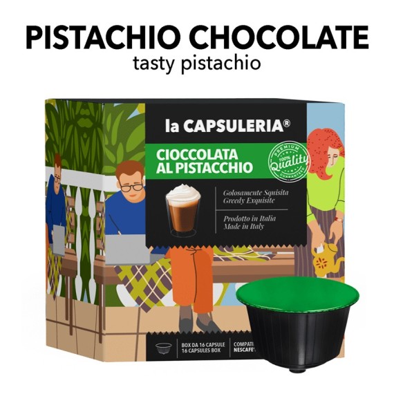 Nescafe Dolce Gusto Compatible Capsules - Pistachio Chocolate