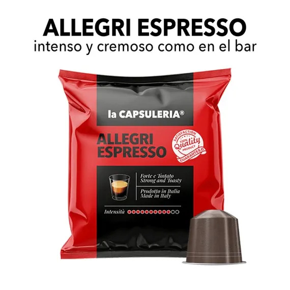 Cápsulas compatibles con Nespresso - Caffè Allegri Espresso