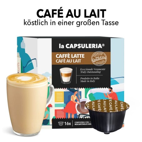 128 Kapseln Agostani Big Gold CAPPUCCINO kompatibel Nescafé Dolce Gusto mit  kostenlosem Versand